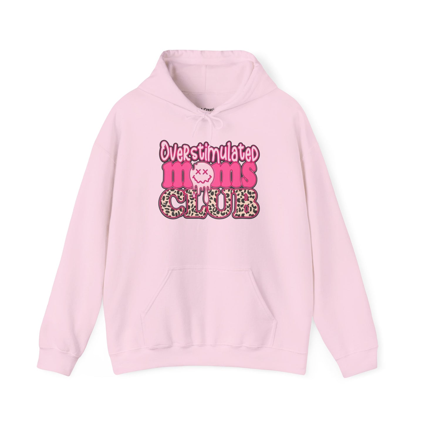 Overstimulated Moms Club Hoodie, Cozy Parenthood Sweatshirt, Gifts for Moms, Relaxation Wear, Fun Mom Apparel, Baby Shower Gift