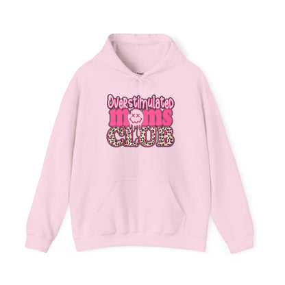 Overstimulated Moms Club Hoodie, Cozy Parenthood Sweatshirt, Gifts for Moms, Relaxation Wear, Fun Mom Apparel, Baby Shower Gift