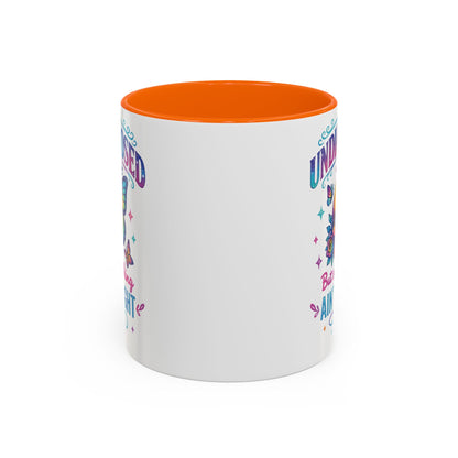 Undiagnosed Vibes Coffee Mug, Bohemian Coffee Cup, Unique Gift for Mental Health Awareness, Colorful Skull Design, Fun Drinking Mug