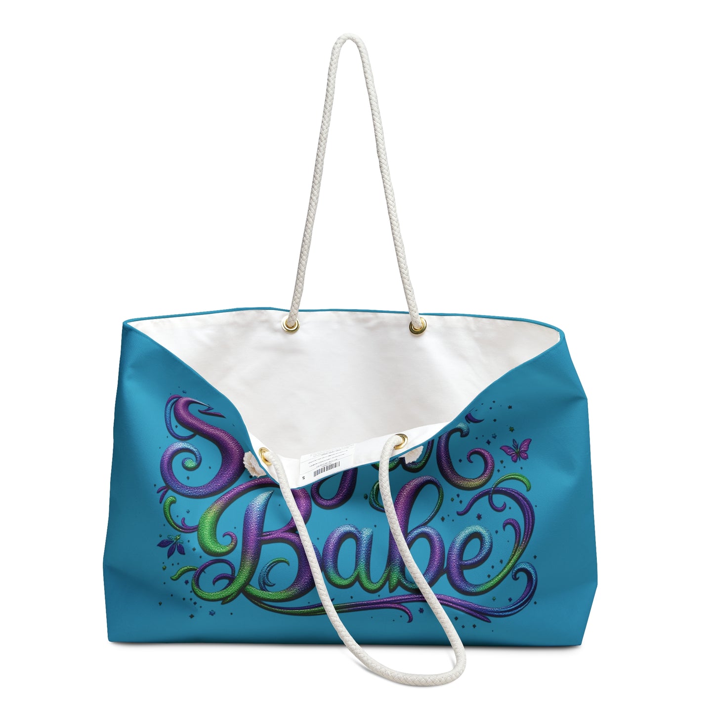 Vibrant Sugar Babe Weekender Bag - Travel Tote, Weekend Getaway Bag, Stylish Gym Bag, Beach Bag, Perfect Gift for Her