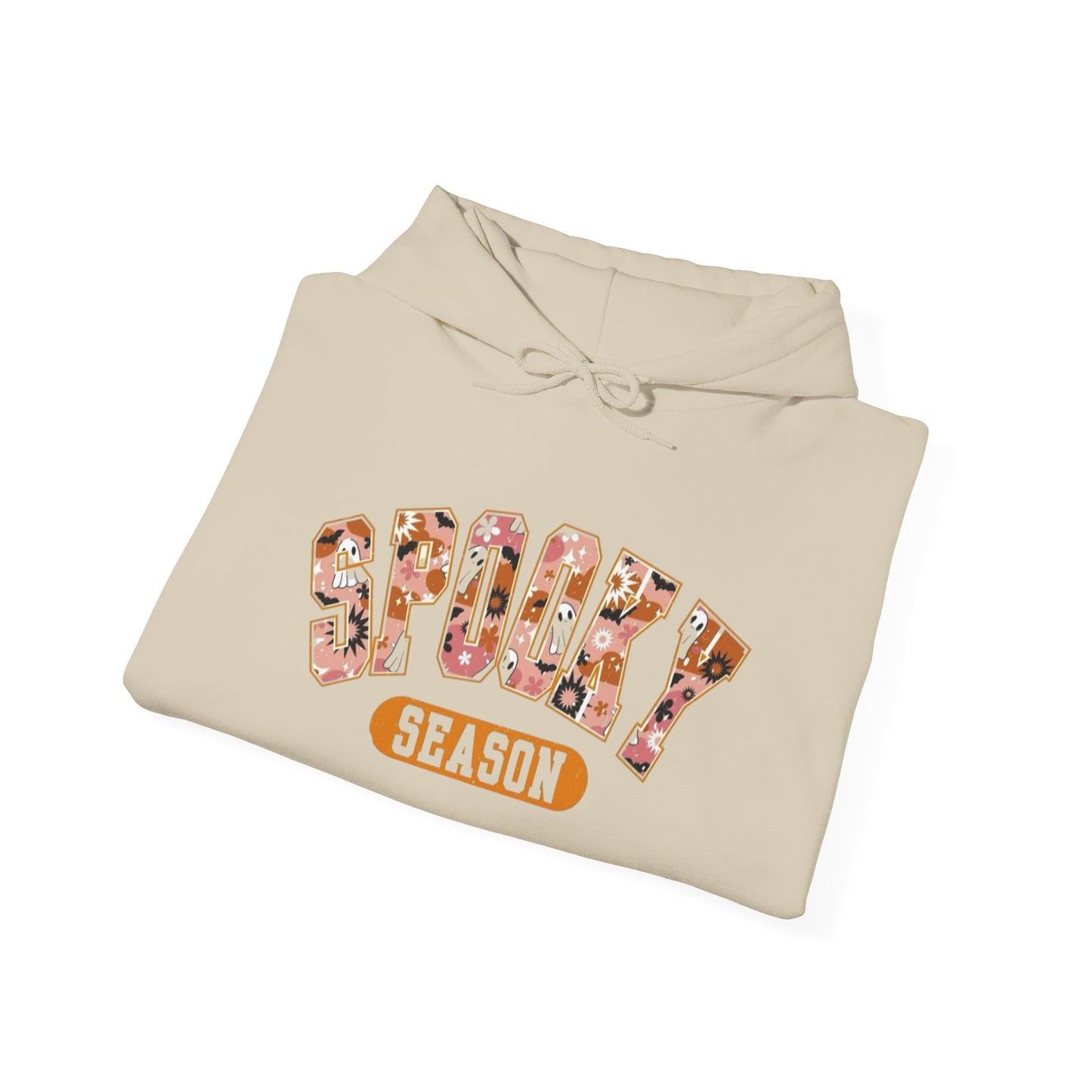 Spooky Season Unisex Hooded Sweatshirt, Casual Wear, Gifts for Athletes, Cozy Streetwear, Sports Lover Apparel, Fall Fashion