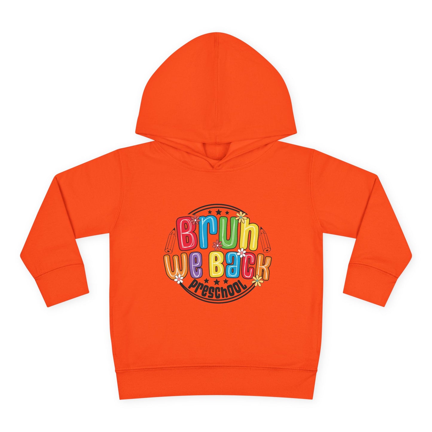 Colorful Preschool Hoodie with "Brun We Back" Design - Toddler Pullover Fleece, Kids Winter Wear, Back to School, Gift for Little [...]