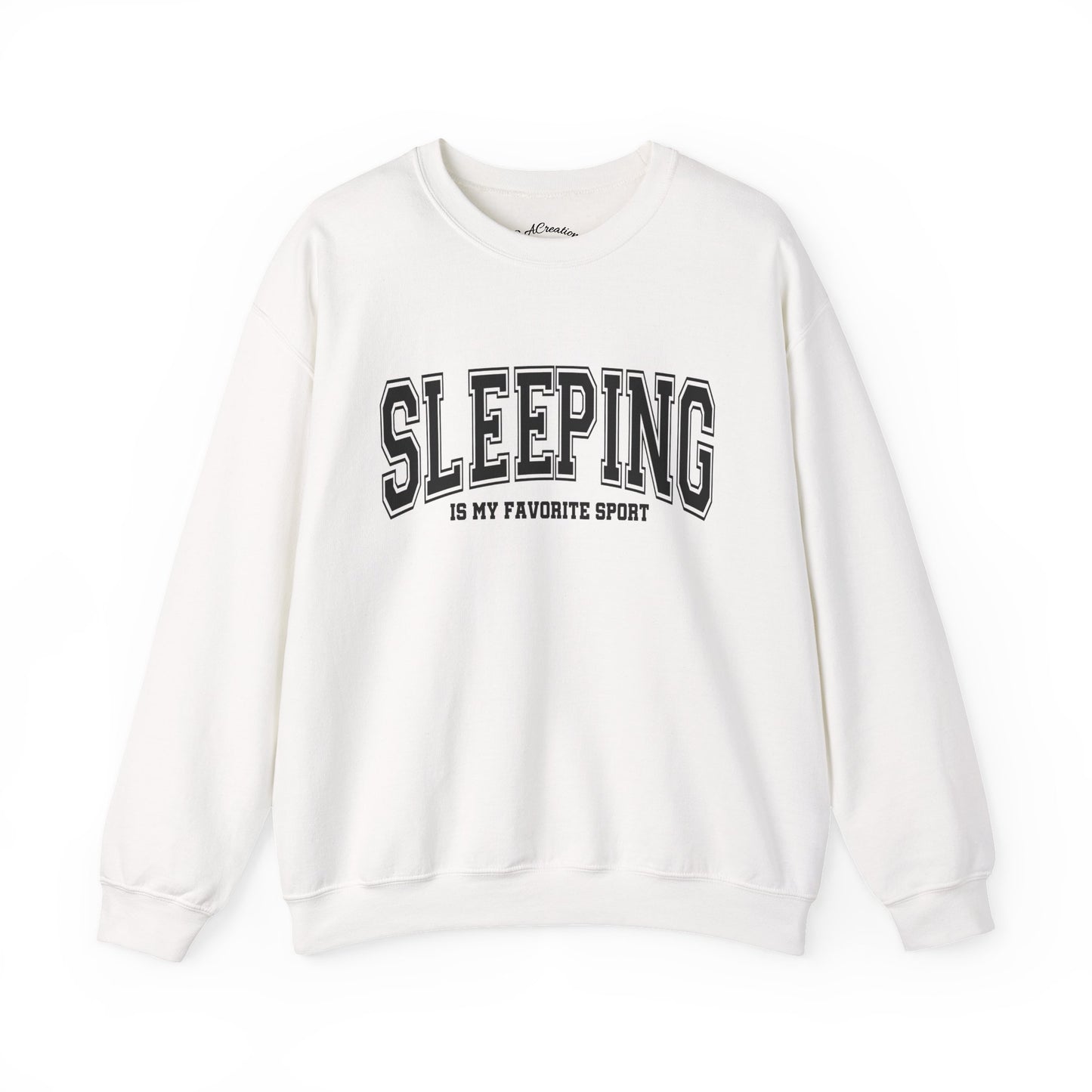 Cozy Unisex Crewneck Sweatshirt - Sleeping is My Favorite Sport, Relaxed Style, Perfect Gift, Lounge Wear, Sleep Lovers