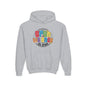 Colorful 1st Grade Hooded Sweatshirt, Back to School Gift, Youth Sweatshirt, Cheerful Hoodie for Kids, Fun Kids Apparel, Birthday Gift