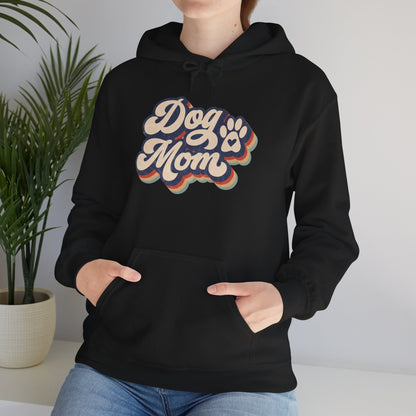Dog Mom Hoodie - Cozy Sweatshirt for Dog Lovers, Gift for Pet Owners, Casual Wear, Birthday Present, Animal Lover Apparel