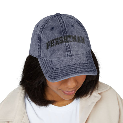 Vintage Embroidered Cap - Freshman 2023 Hat, Casual Summer Accessory, Trendy Gift for Students, College Essentials, Graduation Cap
