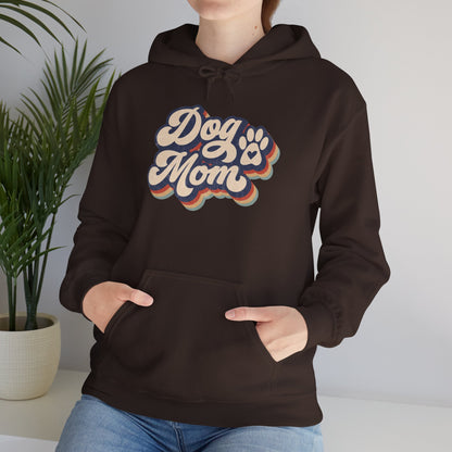 Dog Mom Hoodie - Cozy Sweatshirt for Dog Lovers, Gift for Pet Owners, Casual Wear, Birthday Present, Animal Lover Apparel