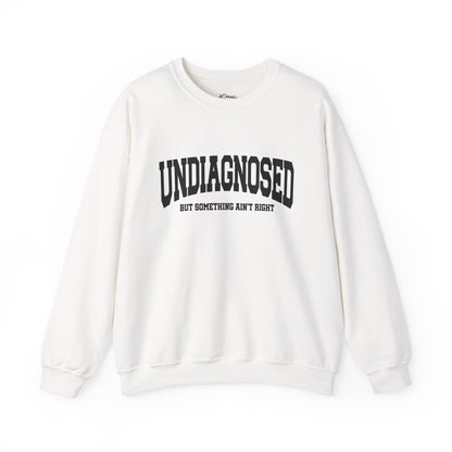 Unisex Heavy Blend™ Crewneck Sweatshirt - Undiagnosed, Comfort Wear, Mental Health Awareness Gift, Cozy Apparel, Self-care Sweater