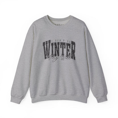 Winter Vibes Sweatshirt | Cozy Unisex Crewneck for Cold Days, Gift for Him/Her, Winter Fashion, Casual Comfort, Holiday Apparel