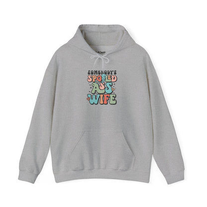 Somebody's Spoiled Wife Hoodie, Fun and Cozy Sweatshirt, Perfect Gift for Wives, Casual Wear, Anniversary, Birthday Gift