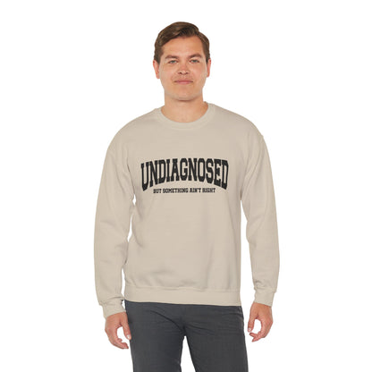 Unisex Heavy Blend™ Crewneck Sweatshirt - Undiagnosed, Comfort Wear, Mental Health Awareness Gift, Cozy Apparel, Self-care Sweater