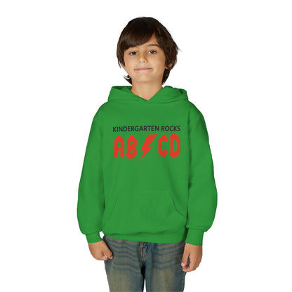 Kindergarten Rocks ABCD Youth Heavy Blend Hooded Sweatshirt