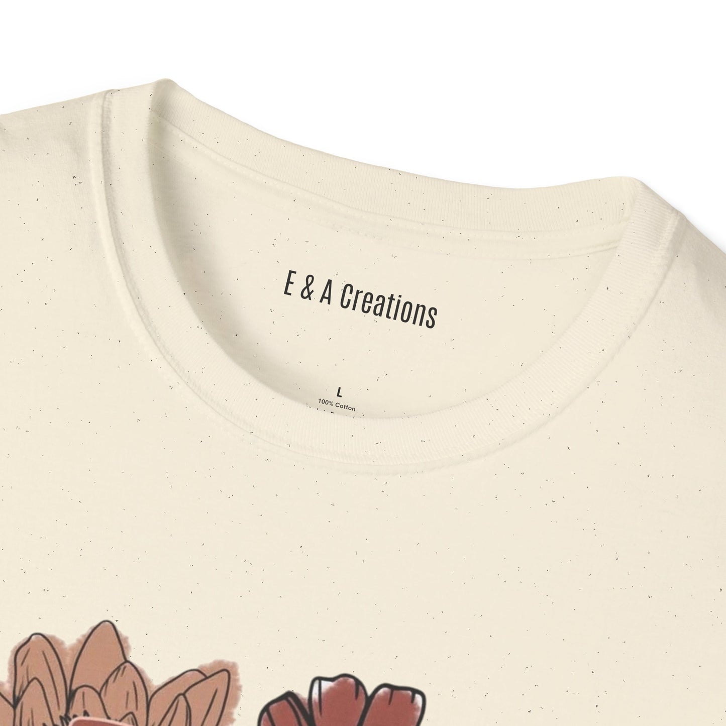 Floral Fur Mama T-Shirt, Mother's Day Gift, Relaxed Fit Tee, Comfortable Everyday Wear, Unique Floral Design, Gift for Her