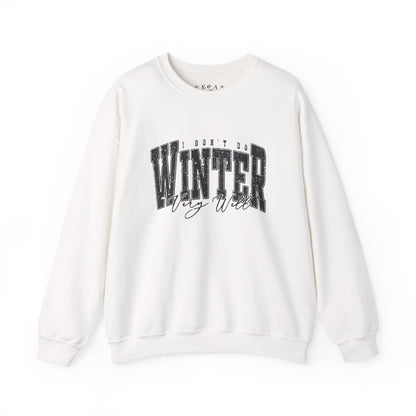 Winter Vibes Sweatshirt | Cozy Unisex Crewneck for Cold Days, Gift for Him/Her, Winter Fashion, Casual Comfort, Holiday Apparel