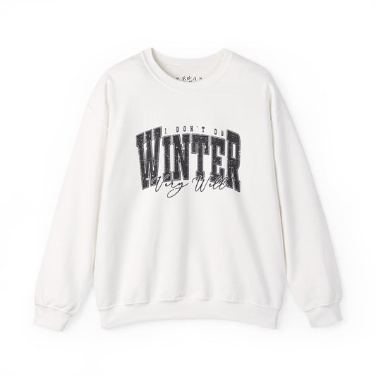 Winter Vibes Sweatshirt | Cozy Unisex Crewneck for Cold Days, Gift for Him/Her, Winter Fashion, Casual Comfort, Holiday Apparel