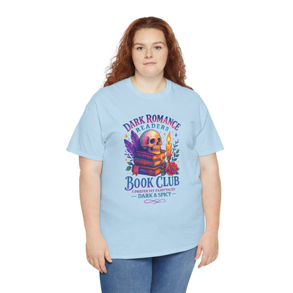 Dark Romance Book Club Tee, Unisex Cotton Graphic Tee, Ideal Gift for Readers, Cozy Bookworm Apparel, Great for Book Lovers, Nerdy T-Shirt