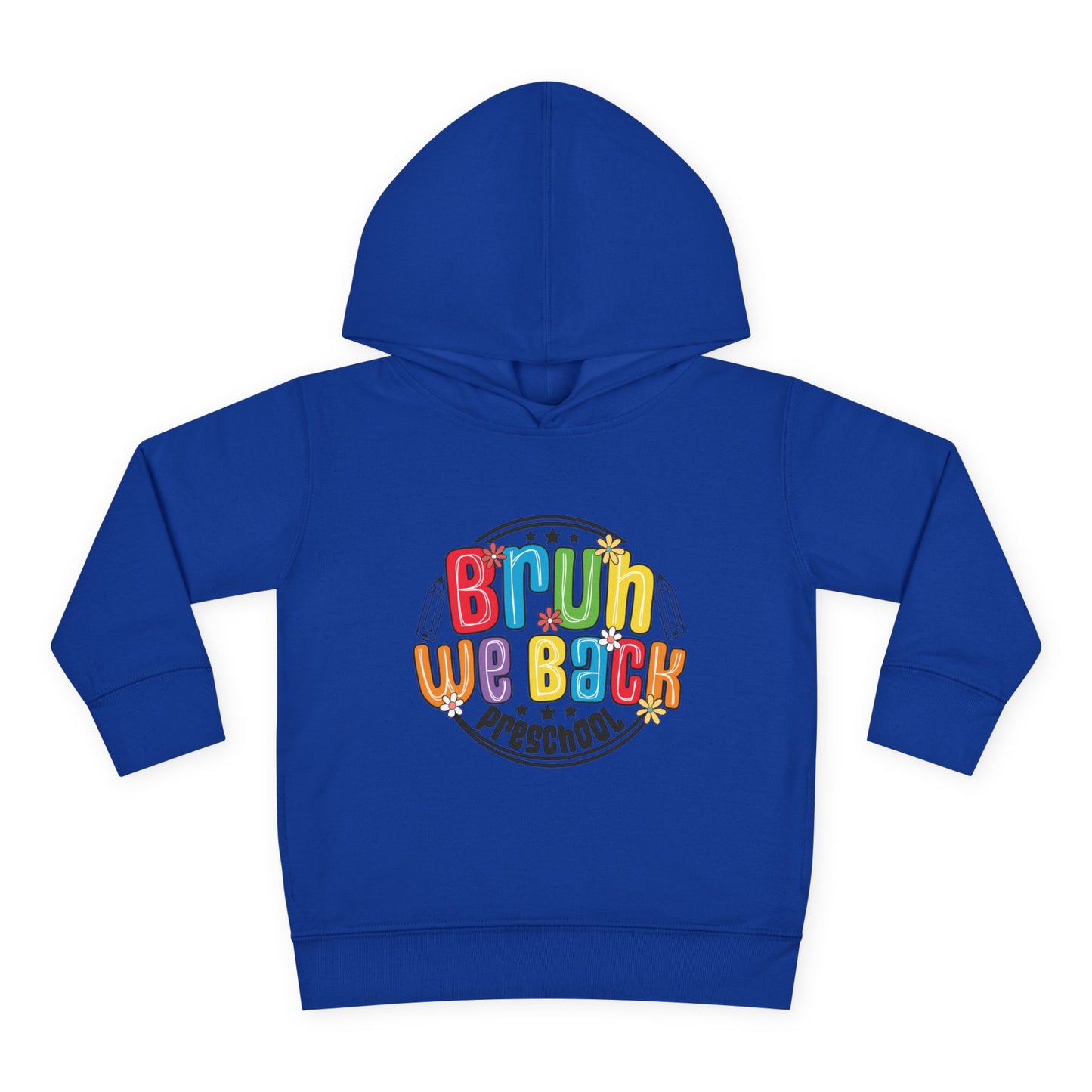 Colorful Preschool Hoodie with "Brun We Back" Design - Toddler Pullover Fleece, Kids Winter Wear, Back to School, Gift for Little [...]