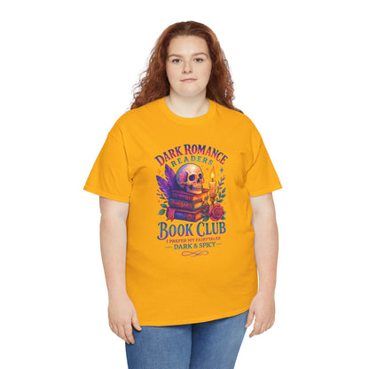 Dark Romance Book Club Tee, Unisex Cotton Graphic Tee, Ideal Gift for Readers, Cozy Bookworm Apparel, Great for Book Lovers, Nerdy T-Shirt