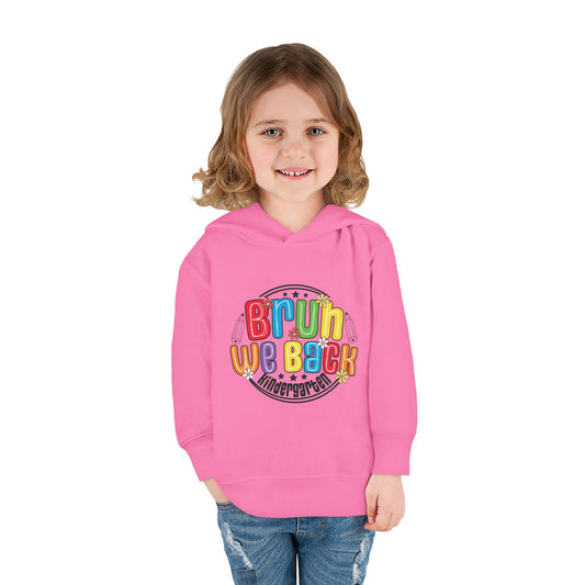 Bright Kindergarten Hoodie for Toddlers, Cute Fleece Pullover, Back to School Gift, Fun Kids Hoodie, Toddler School Apparel