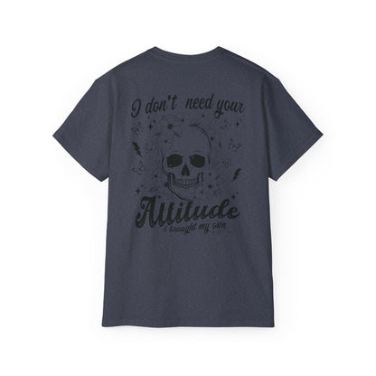 Stylish Attitude Tee with Skull Design, Perfect Gift for Friends, Great for Casual Outings, Attitude T-Shirt, Unisex Graphic Tee, [...]