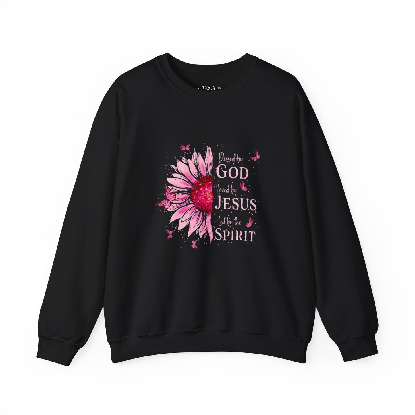 Floral Faith Sweatshirt: Inspire Your Spirit with God, Jesus, Inspirational Gift, Christian Apparel, Cozy Outfit