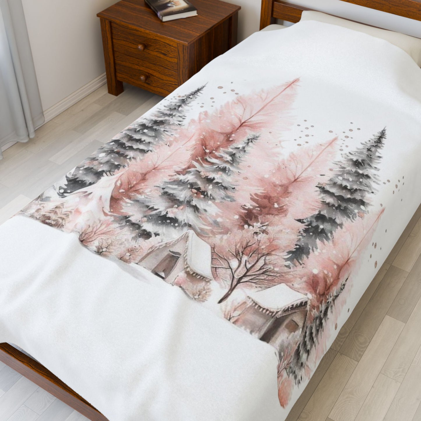 Winter Wonderland Velveteen Plush Blanket | Cozy Throw for Home Decor, Gift for Holidays, Snuggle Up in Style, Soft Blanket for Kids, [...]