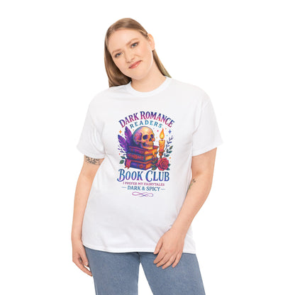 Dark Romance Book Club Tee, Unisex Cotton Graphic Tee, Ideal Gift for Readers, Cozy Bookworm Apparel, Great for Book Lovers, Nerdy T-Shirt