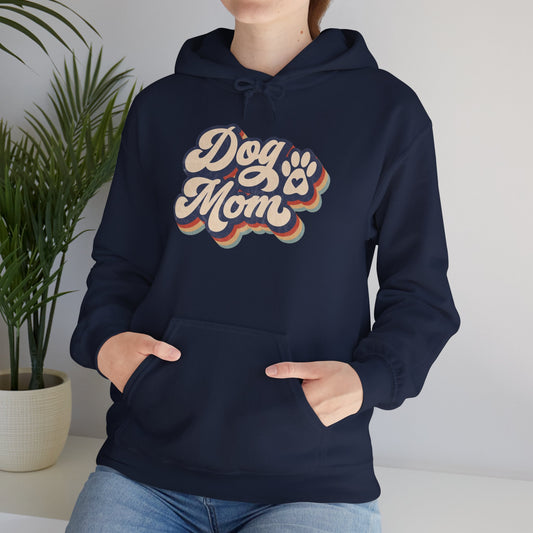 Dog Mom Hoodie - Cozy Sweatshirt for Dog Lovers, Gift for Pet Owners, Casual Wear, Birthday Present, Animal Lover Apparel