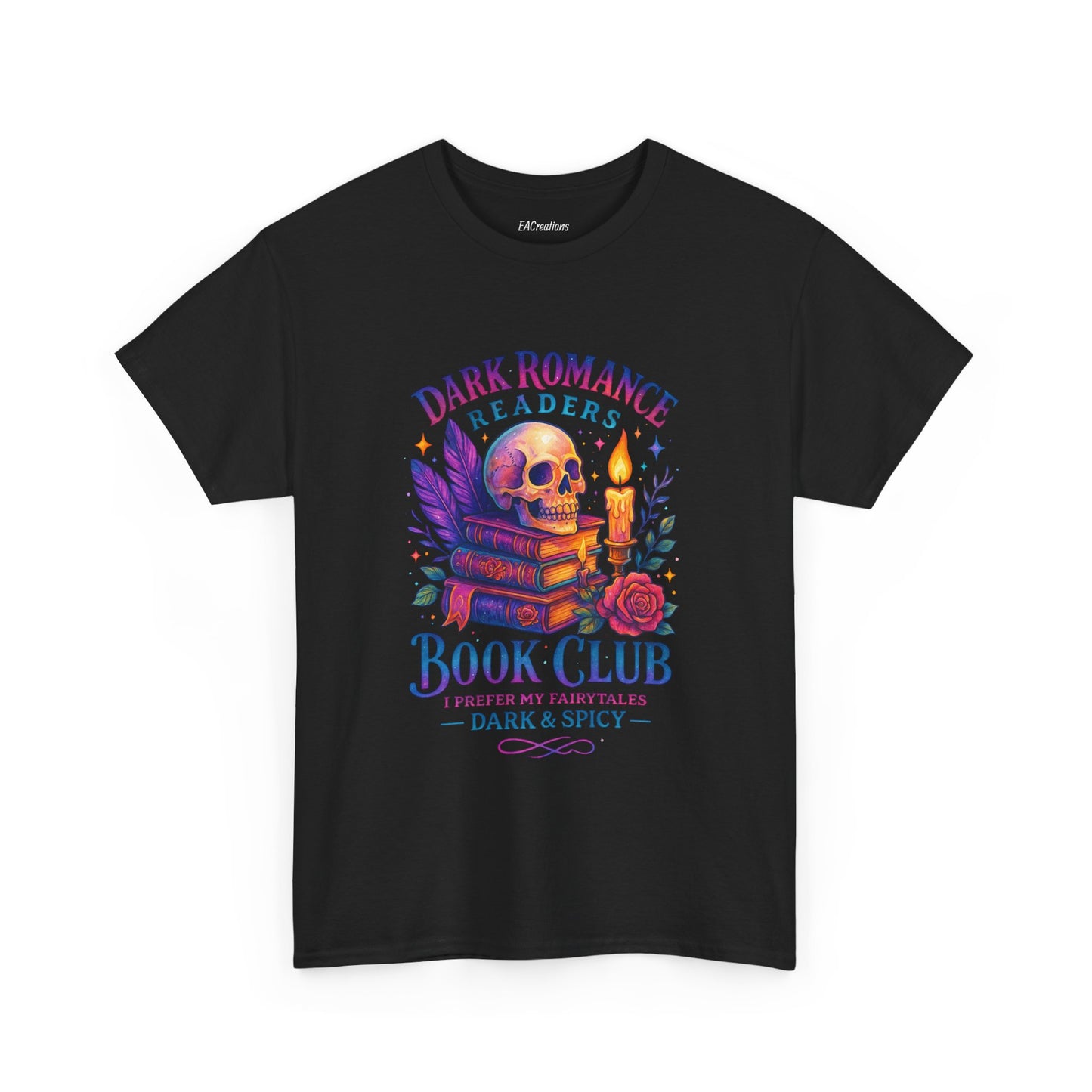 Dark Romance Book Club Tee, Unisex Cotton Graphic Tee, Ideal Gift for Readers, Cozy Bookworm Apparel, Great for Book Lovers, Nerdy T-Shirt