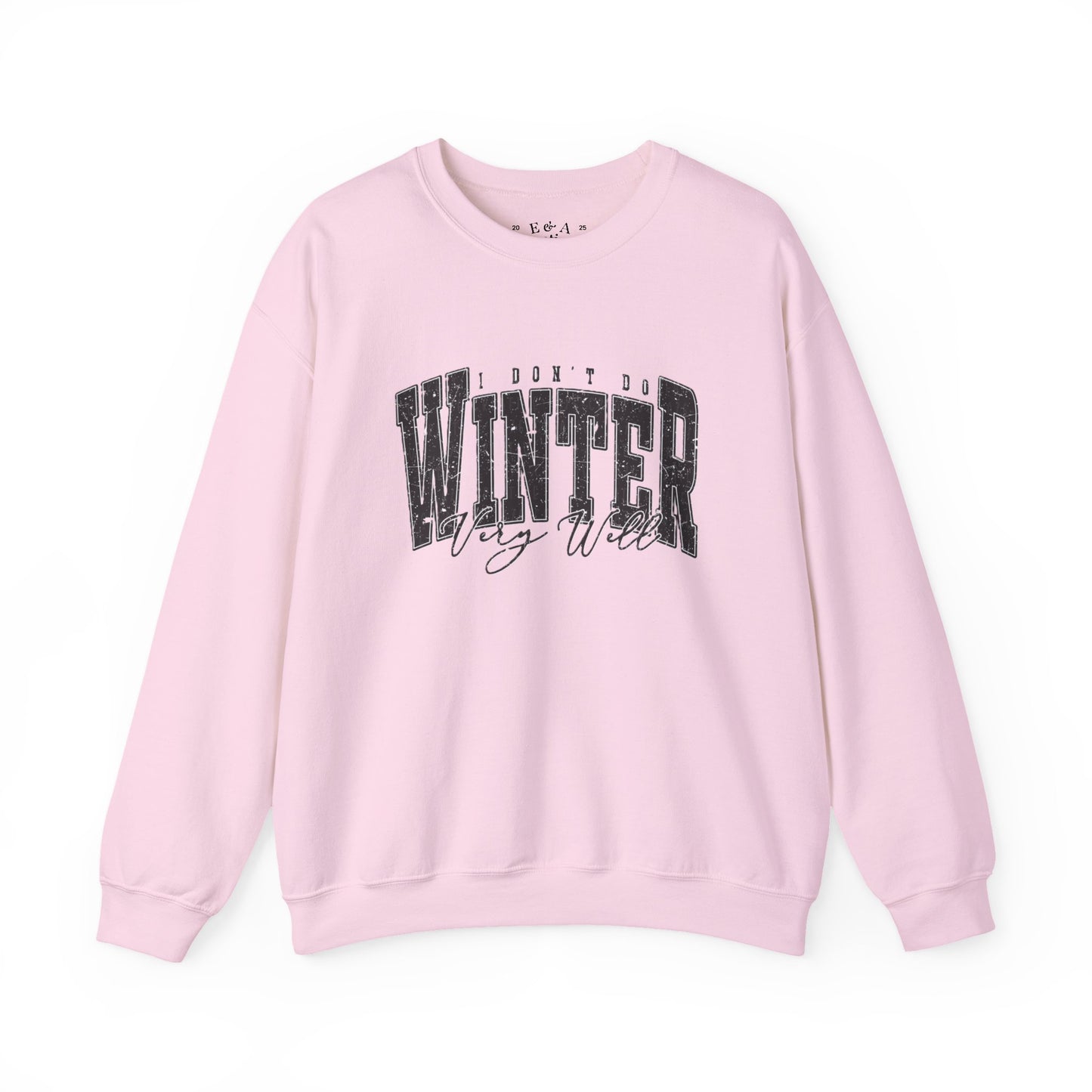 Winter Vibes Sweatshirt | Cozy Unisex Crewneck for Cold Days, Gift for Him/Her, Winter Fashion, Casual Comfort, Holiday Apparel