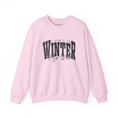 Winter Vibes Sweatshirt | Cozy Unisex Crewneck for Cold Days, Gift for Him/Her, Winter Fashion, Casual Comfort, Holiday Apparel