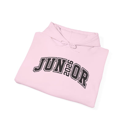 Junior 2026 Sweatshirt, Unisex Graduation Hoodie, Gift for Graduates, Casual College Apparel, Trendy Class of 2026 Hoodie