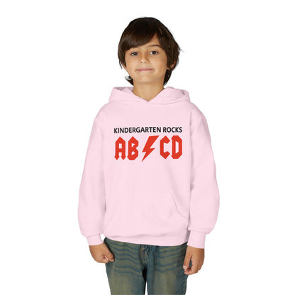 Kindergarten Rocks ABCD Youth Heavy Blend Hooded Sweatshirt