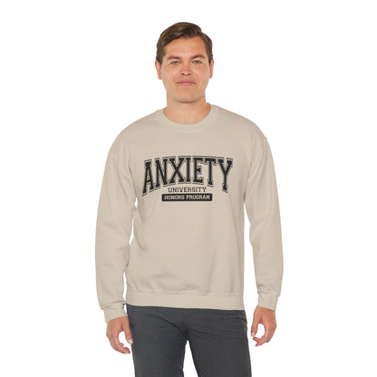 Anxiety University Crewneck Sweatshirt - Cozy Mental Health Apparel, Gift for Students, Relaxed Fit Sweatshirt, Perfect for Everyday [...]