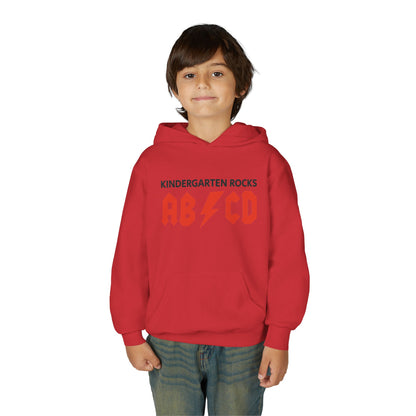 Kindergarten Rocks ABCD Youth Heavy Blend Hooded Sweatshirt