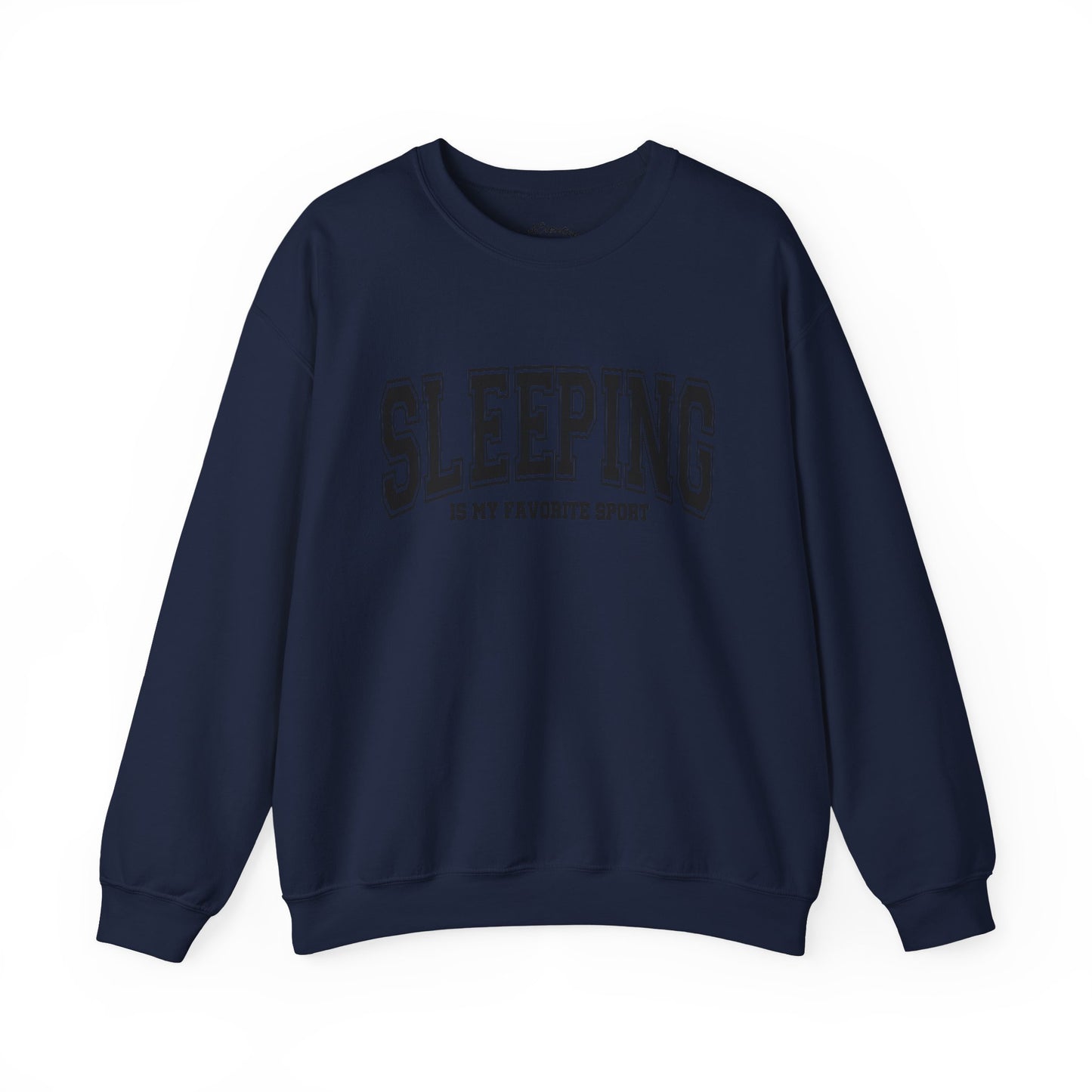 Cozy Unisex Crewneck Sweatshirt - Sleeping is My Favorite Sport, Relaxed Style, Perfect Gift, Lounge Wear, Sleep Lovers