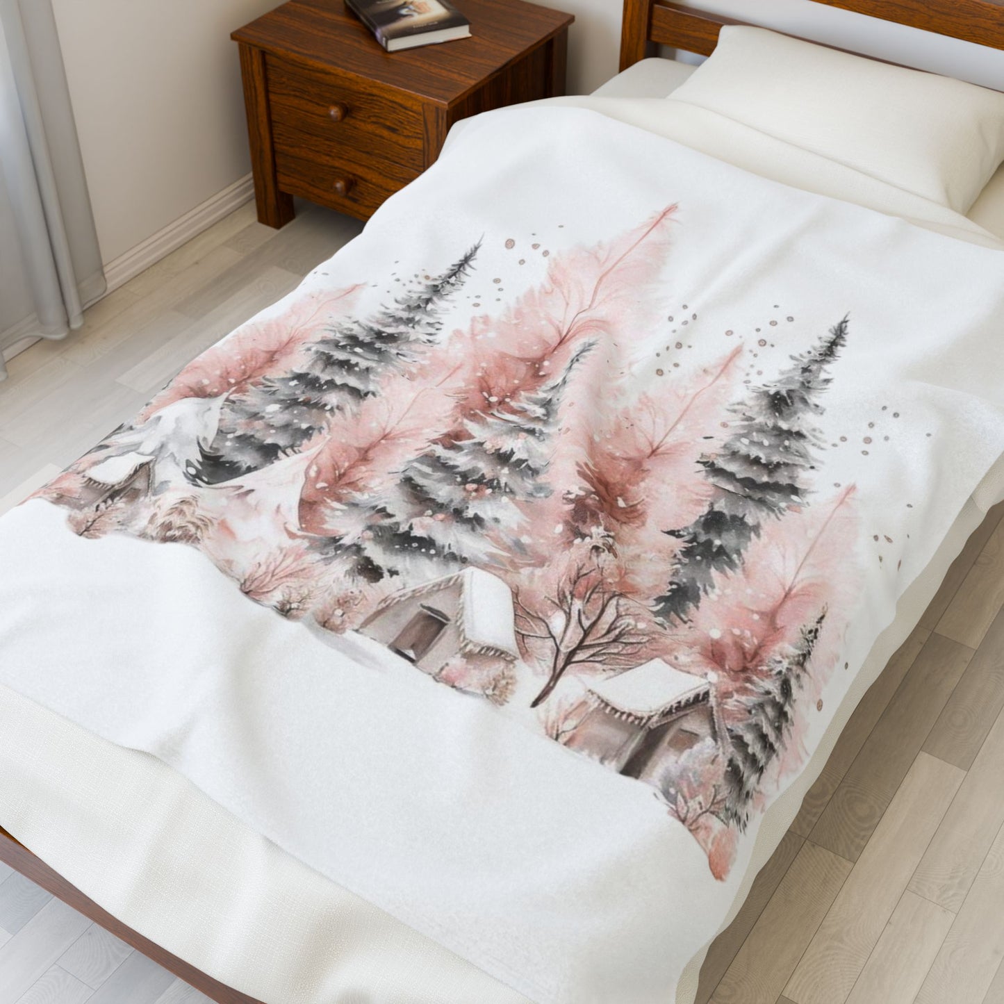 Winter Wonderland Velveteen Plush Blanket | Cozy Throw for Home Decor, Gift for Holidays, Snuggle Up in Style, Soft Blanket for Kids, [...]