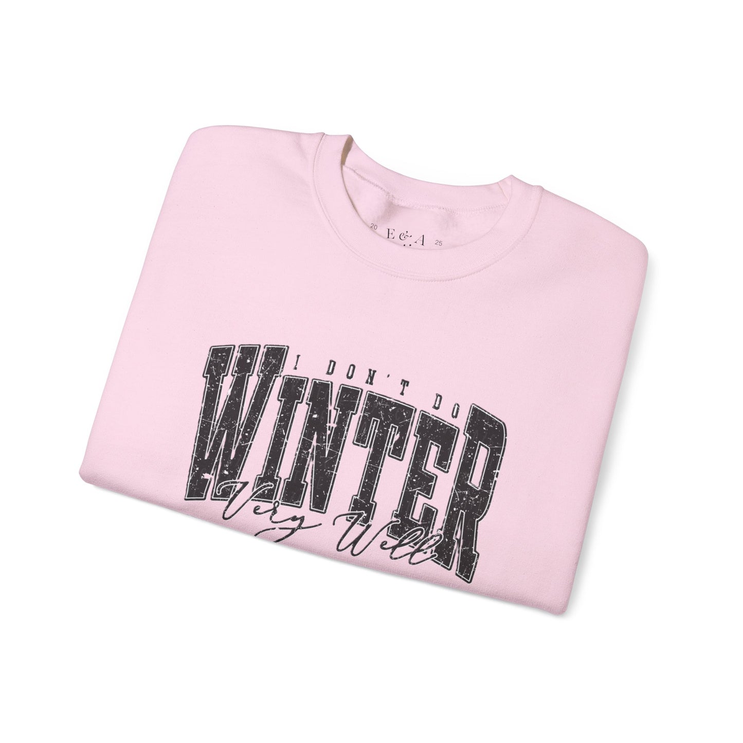 Winter Vibes Sweatshirt | Cozy Unisex Crewneck for Cold Days, Gift for Him/Her, Winter Fashion, Casual Comfort, Holiday Apparel