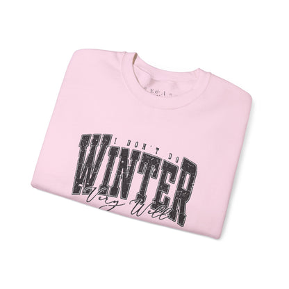 Winter Vibes Sweatshirt | Cozy Unisex Crewneck for Cold Days, Gift for Him/Her, Winter Fashion, Casual Comfort, Holiday Apparel
