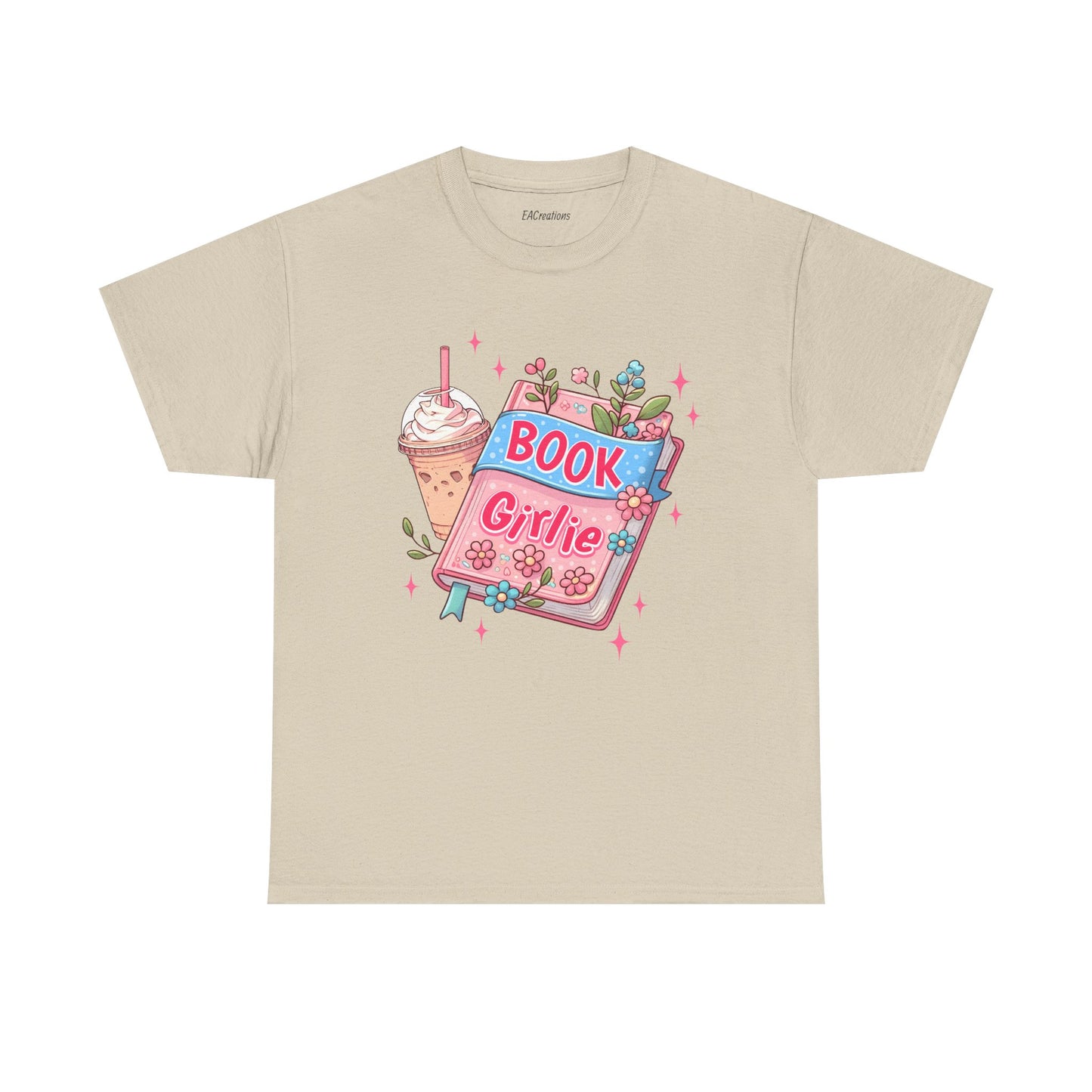 Cute Bookish Girlie Tee - Perfect for Readers, Gifts, Summer Fun, Book Club Shirts, Casual Wear
