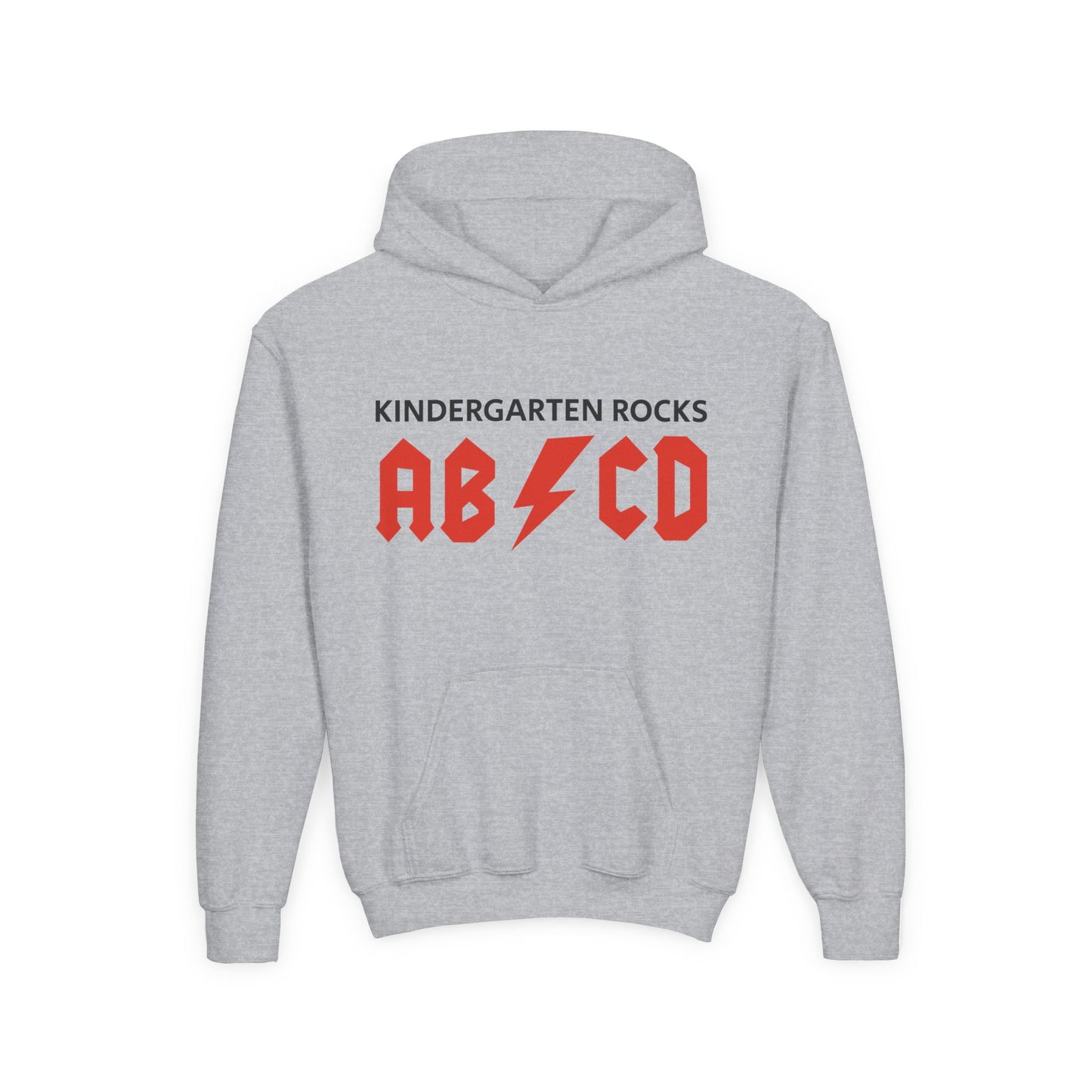 Kindergarten Rocks ABCD Youth Heavy Blend Hooded Sweatshirt