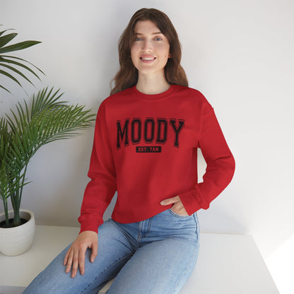 Moody Crewneck Sweatshirt for Every Mood, Cozy Layer for Fall, Gift for Friends, Casual Style, Unisex Fashion