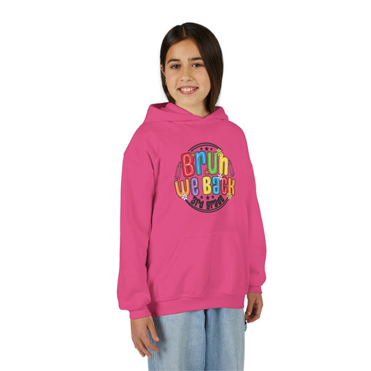 Colorful Youth Hoodie - 3rd Grade "Bruin We Back" Sweatshirt for Kids, Perfect for Back to School, Gift, Everyday Wear, Fun Style, [...]