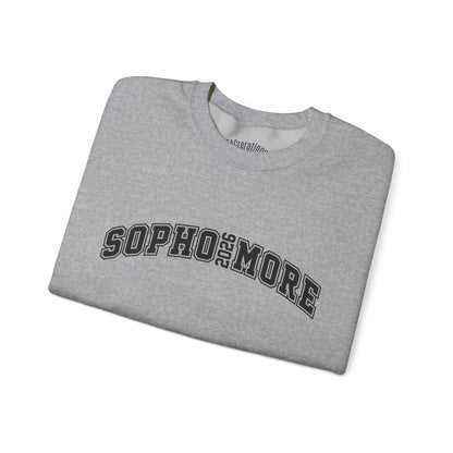 Sophomore Unisex Crewneck Sweatshirt, College Apparel, Graduation Gifts, Back to School Outfit, Cozy Casualwear, Trendy Sweatshirt