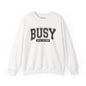 Busy Doing Nothing Crewneck Sweatshirt, Relaxation Fashion, Cozy Gift for Her, Lazy Day Apparel, Perfect for Weekends, Gift for Friends