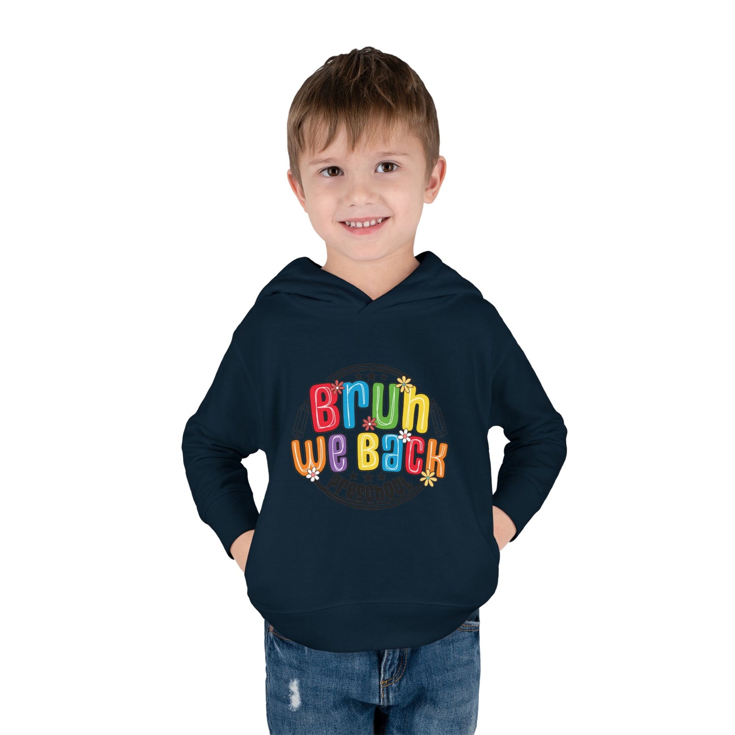 Colorful Preschool Hoodie with "Brun We Back" Design - Toddler Pullover Fleece, Kids Winter Wear, Back to School, Gift for Little [...]