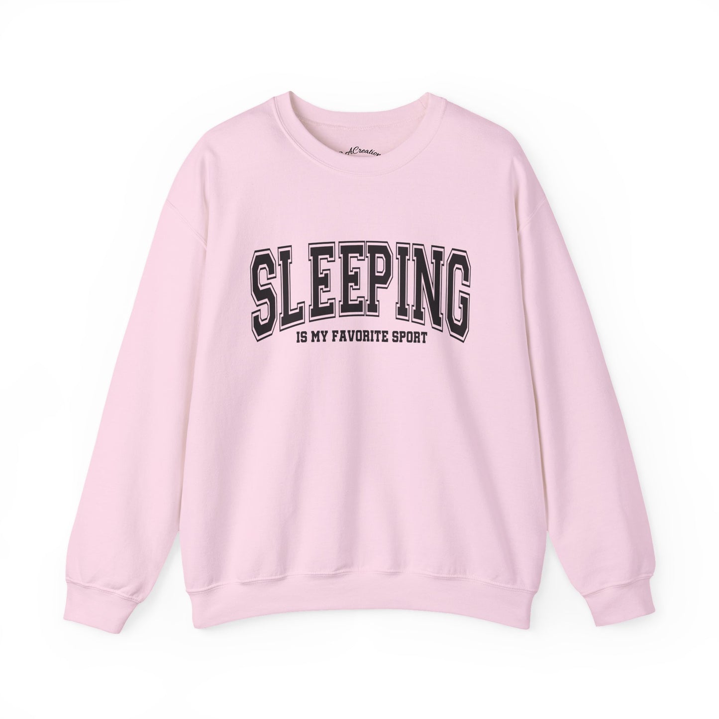 Cozy Unisex Crewneck Sweatshirt - Sleeping is My Favorite Sport, Relaxed Style, Perfect Gift, Lounge Wear, Sleep Lovers