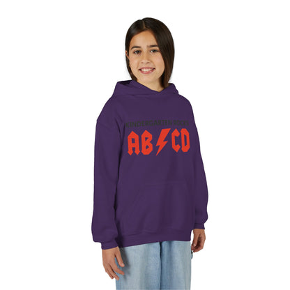 Kindergarten Rocks ABCD Youth Heavy Blend Hooded Sweatshirt
