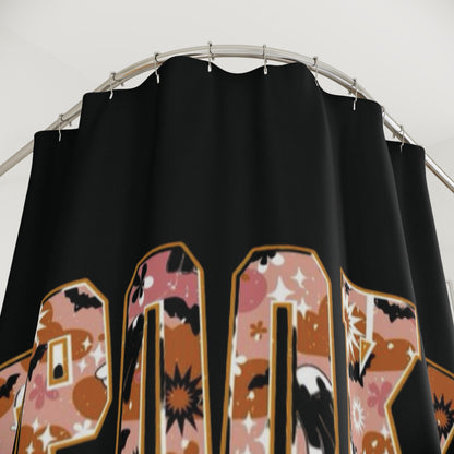 Spooky Season Shower Curtain - Halloween Decor, Bathroom Accessories, Gothic Home Style, Unique Gift, Seasonal Decor