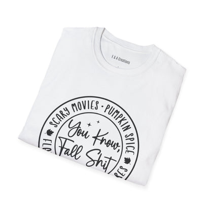 Cozy Fall T-Shirt, Funny Pumpkin Spice Tee, Great for Autumn Gifting, Halloween Celebrations, Perfect for Movie Nights, Casual Wear